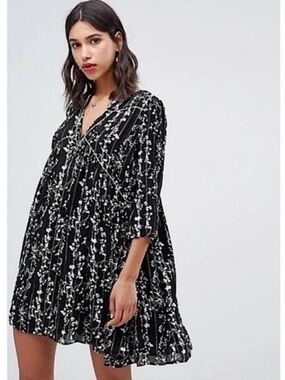 BA&SH Frezza Printed Mini
Smock Dress size M